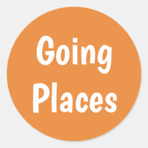 Ik ga op reis ✈️ en neem mijn koffer mee ronde sticker