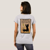 Ik ga op tijd Afstuderen worden T-shirt (Achterkant volledig)