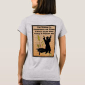 Ik ga op tijd Afstuderen worden T-shirt (Achterkant)