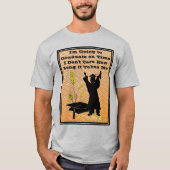 Ik ga op tijd Afstuderen worden T-shirt (Voorkant)