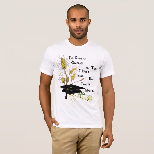 Ik ga op tijd Afstuderen worden T-shirt