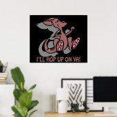 Ik ga op Ya staan. Poster (Thuiskantoor)