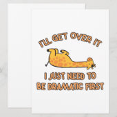 Ik ga over de Giraffe Save The Date (Voorkant / Achterkant)