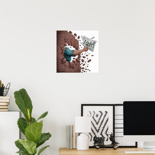 Ik ga poster (Thuiskantoor)