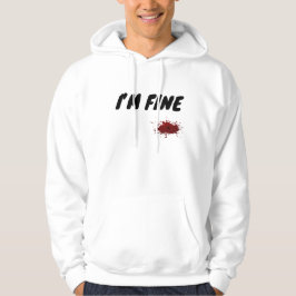 “Ik Ga Prima” Minimalistische Hoodie – Emotionele 