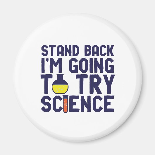 Ik ga proberen om science grappigs te doen. magneet (Voorkant)
