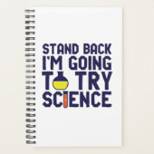 Ik ga proberen om science grappigs te doen. planner (Voorkant)