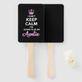 Ik Ga Tante Worden Handwaaier (Voorkant en achterkant)
