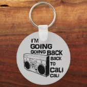 Ik ga terug naar Cali-Sleutelhanger Sleutelhanger (Voorkant)