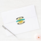 Ik ga terug naar Loxahatchee Ronde Sticker (Envelop)