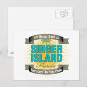 Ik ga terug naar (Singer Island) Briefkaart (Voorkant / Achterkant)
