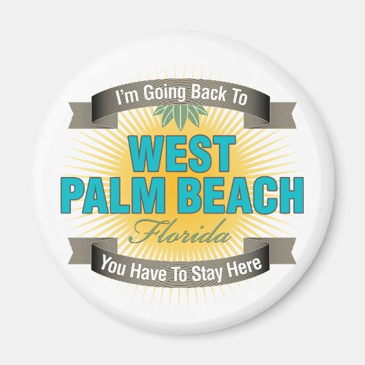 Ik ga terug naar (West Palm Beach) Magneet (Voorkant)