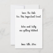 Ik ga trouwen (Achterkant)