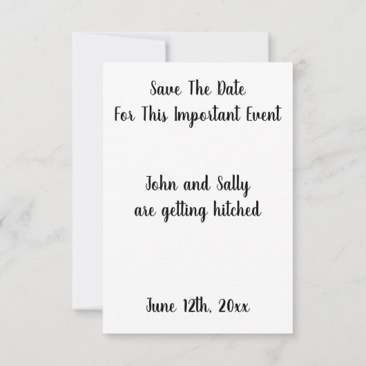 Ik ga trouwen (Achterkant)