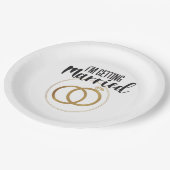 Ik ga trouwen papieren bordje (Gekanteld)