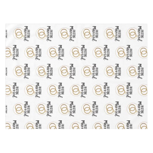 Ik ga trouwen tafelkleed (Voorkant (Horizontaal))