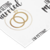 Ik ga trouwen tafelkleed (Gekanteld)