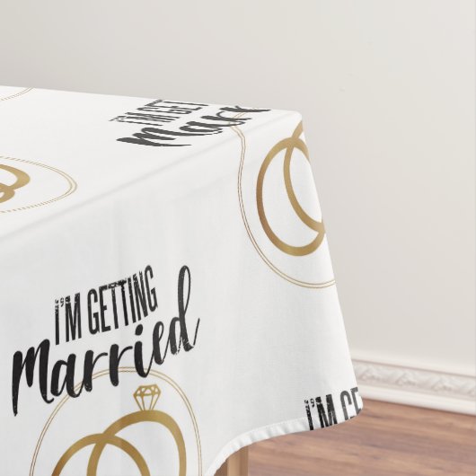 Ik ga trouwen tafelkleed (Voorbeeld)
