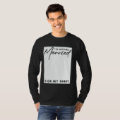 Ik ga trouwen teken mijn Shirt meisjes Verloving (Voorkant volledig)