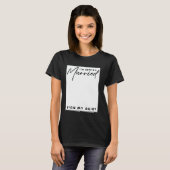 Ik ga trouwen teken mijn Shirt meisjes Verloving (Voorkant volledig)