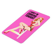 Ik ga vanavond niet koken Flexi Magnet Magneet (Linkerzijde)
