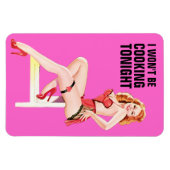 Ik ga vanavond niet koken Flexi Magnet Magneet (Horizontaal)