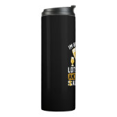 Ik ga veel bier drinken thermosbeker (Gedraaid links)