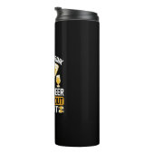 Ik ga veel bier drinken thermosbeker (Geroteerd rechts)