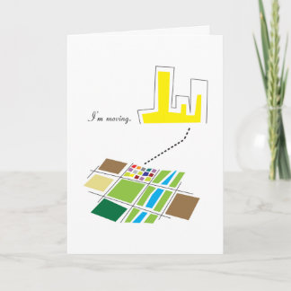 Ik ga verhuizen. kaart