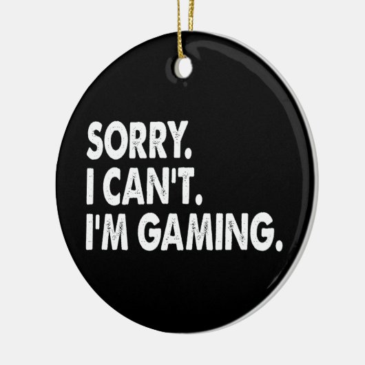 Ik ga videospelletjes spelen Funny Gamer Gift Sorr Keramisch Ornament (Links)