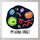 Ik ga Viral Funny Virus Pun Poster (Voorkant)