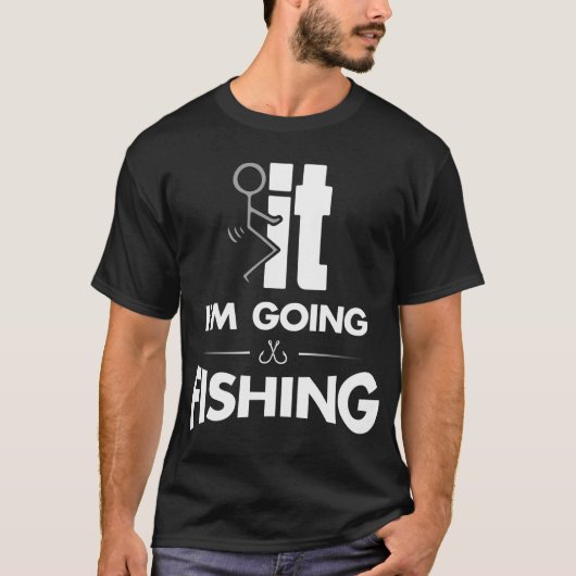 Ik ga vissen t-shirt (Voorkant)