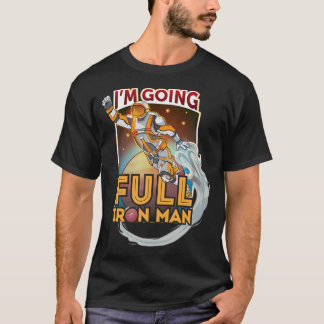 Ik ga vol ijzeren Man T-shirt