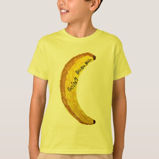 Ik ga voor bananen! t-shirt (Voorkant)