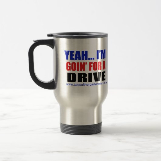 Ik ga voor een drive Travel Mug Reisbeker (Links)