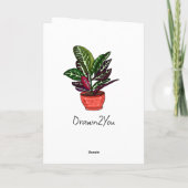 Ik ga voor je stemmen | Aanmoediging Kaart (Achterkant)