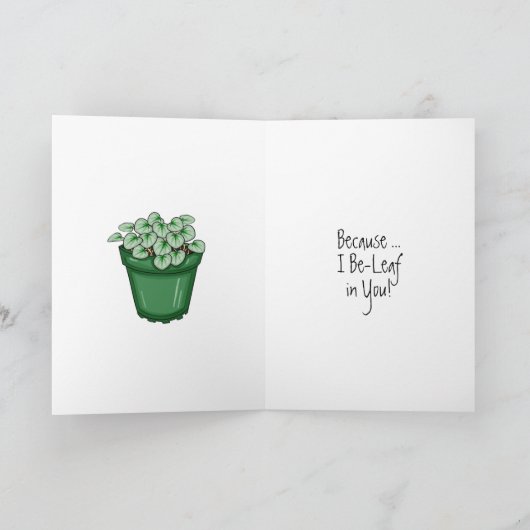 Ik ga voor je stemmen | Aanmoediging Kaart (Binnen)