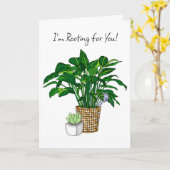 Ik ga voor je stemmen | Aanmoediging Kaart (Gele Bloem)