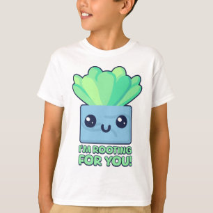 Ik ga voor jou! Schattigee Succulent Plant Pun T-shirt