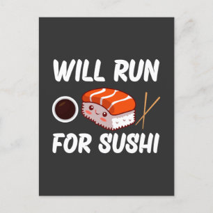 Ik ga voor sushi liefhebber briefkaart