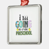 Ik ga voorschoolse regelingen treffen metalen ornament (Links)