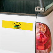 Ik ga waar ik wil bumpersticker (Op Truck)