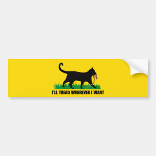 Ik ga waar ik wil bumpersticker