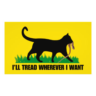 Ik ga waar ik wil foto afdruk