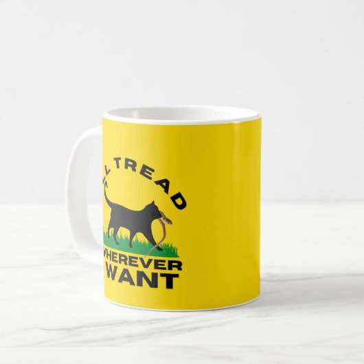 Ik ga waar ik wil koffiemok (Voorkant links)