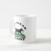 Ik ga waar ik wil koffiemok (Voorkant links)