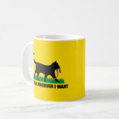 Ik ga waar ik wil koffiemok (Voorkant links)