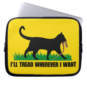 Ik ga waar ik wil laptop sleeve