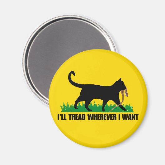 Ik ga waar ik wil magneet (Voorkant / Achterkant)