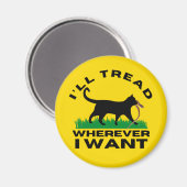 Ik ga waar ik wil magneet (Voorkant / Achterkant)